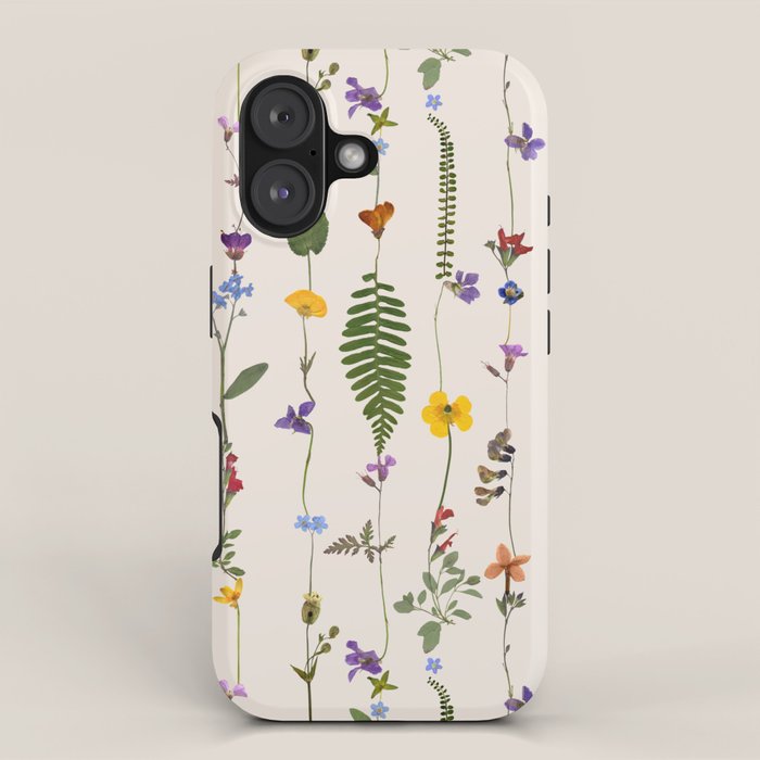 Pressed Florals iPhone Case Gallery Image 1