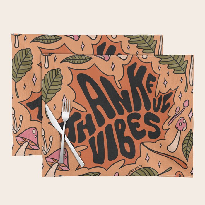 Thankful Vibes Placemat Gallery Image 1