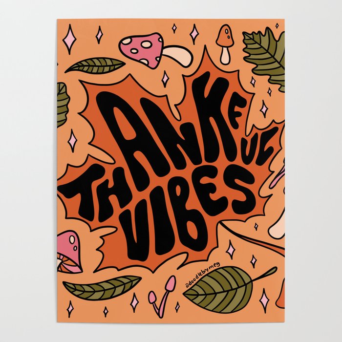 Thankful Vibes Poster Gallery Image 4