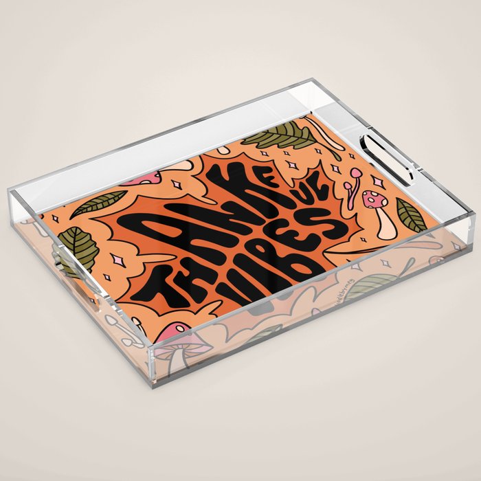 Thankful Vibes Acrylic Tray Gallery Image 1