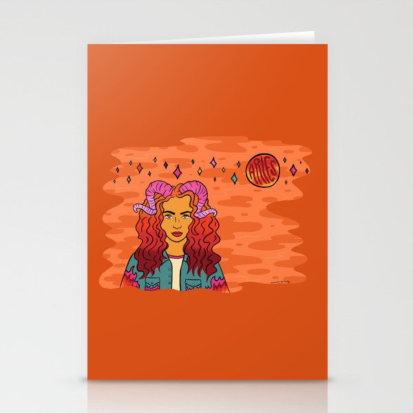 Aries Stationery Card Gallery Image 2