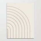 Minimal Arch XI Natural Neutral Modern Geometric Lines Notebook Gallery Image 4