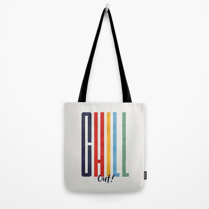 CHILL OUT! modern type Tote Bag Gallery Image 2