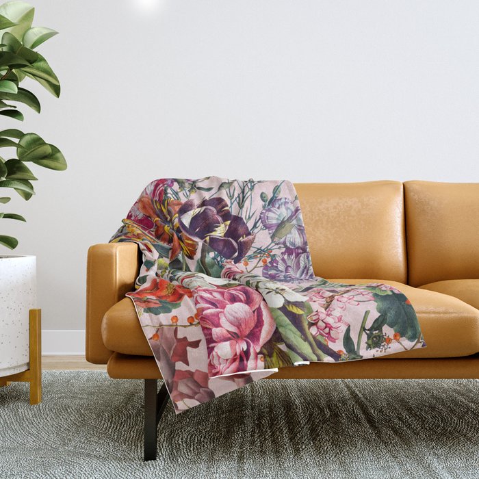 Exotic Garden - Summer Throw Blanket Gallery Image 1