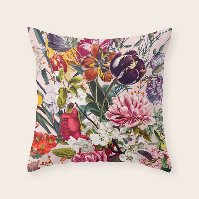 Exotic Garden - Summer Throw Pillow Gallery Image 6