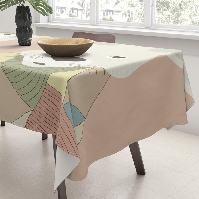 Whimsical Kangaroo II Tablecloth Gallery Image 3