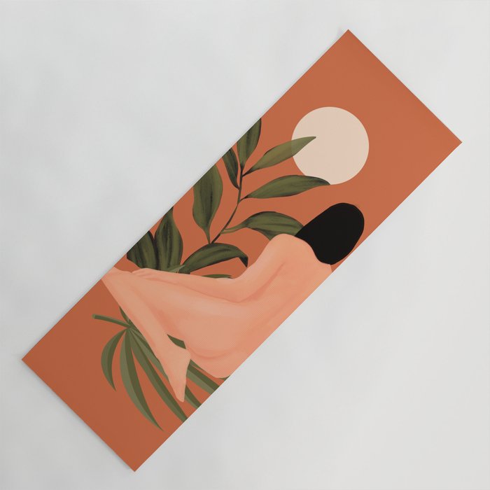 Minimal Abstract Art Nude Woman 7 Yoga Mat Gallery Image 1