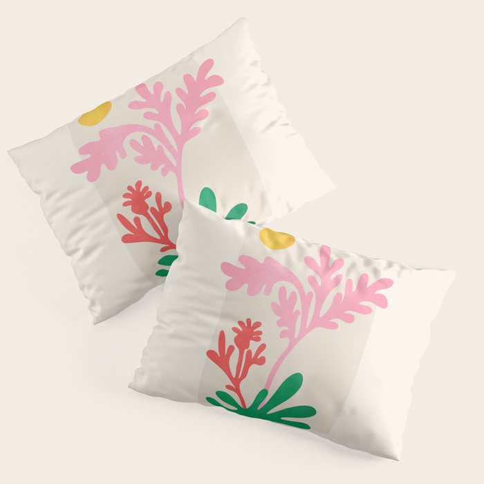 Abstract Garden: Matisse Paper Cutouts IV Pillow Sham Gallery Image 3