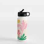 Abstract Garden: Matisse Paper Cutouts IV Water Bottle Gallery Image 1