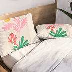Abstract Garden: Matisse Paper Cutouts IV Pillow Sham Gallery Image 2