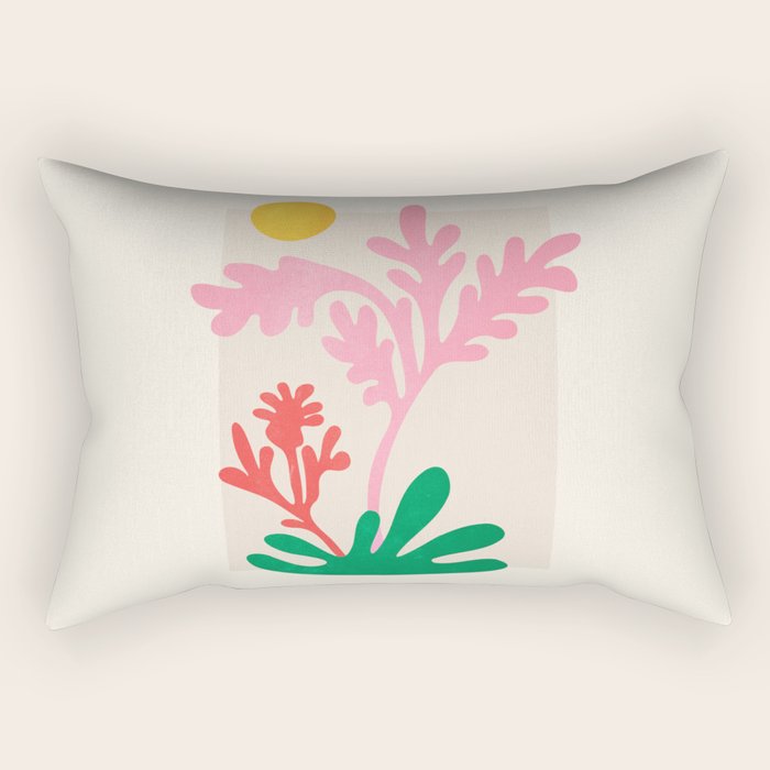 Abstract Garden: Matisse Paper Cutouts IV Rectangular Pillow Gallery Image 1