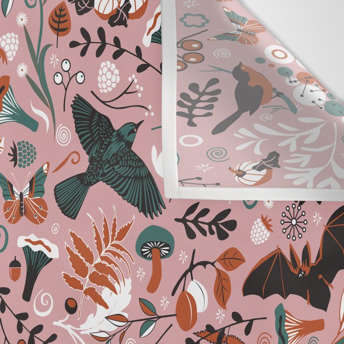 October birds Wall Tapestry Gallery Image 3