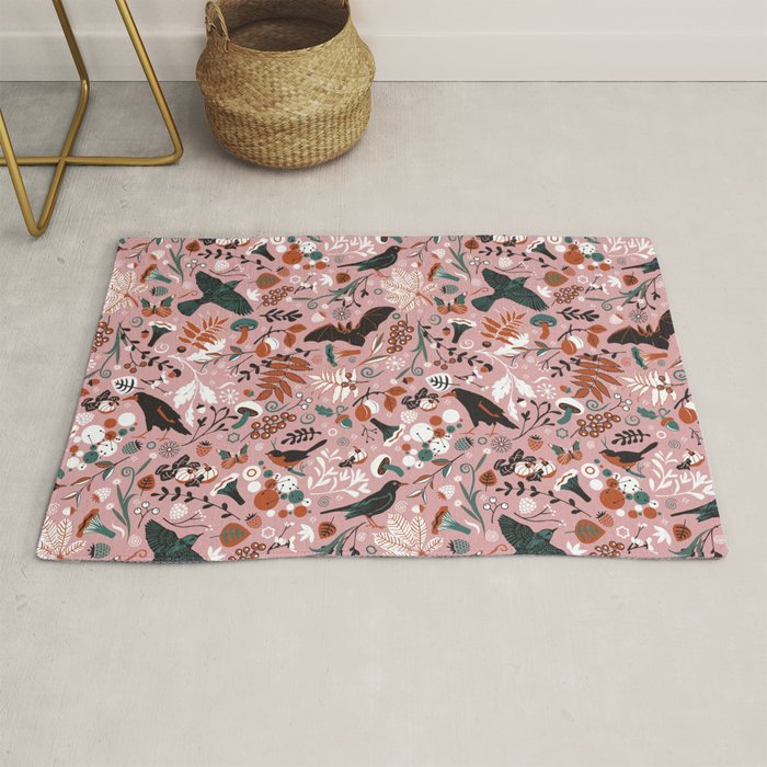 October birds Rug Gallery Image 1