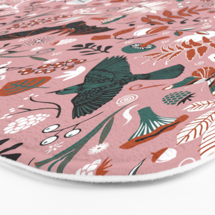 October birds Bath Mat Gallery Image 3