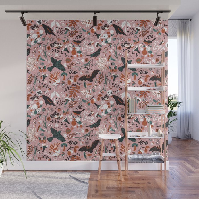 October birds Wall Mural Gallery Image 1