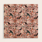 October birds Wood Wall Art Gallery Image 1