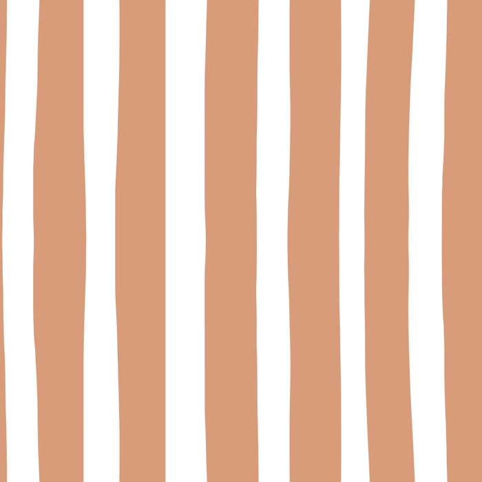 Coral Hand-Drawn Stripes Coffee Mug Gallery Image 2