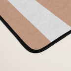 Coral Hand-Drawn Stripes Desk Mat Gallery Image 4