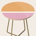 Color Block VII Orange Pink Side Table Gallery Image 2