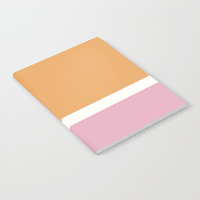 Color Block VII Orange Pink Notebook Gallery Image 1
