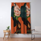 Floral Portrait 24 Window Curtain Gallery Image 5