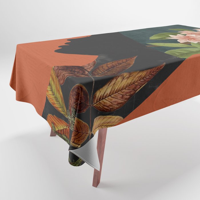 Floral Portrait 24 Tablecloth Gallery Image 1