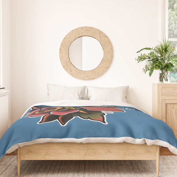 Snake Tattoo Duvet Cover Gallery Image 3
