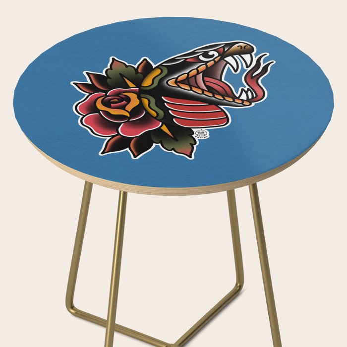 Snake Tattoo Side Table Gallery Image 2