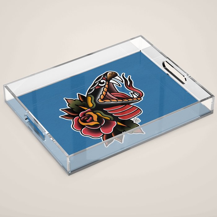 Snake Tattoo Acrylic Tray Gallery Image 1