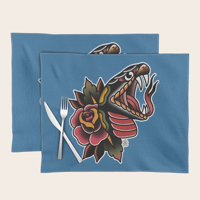 Snake Tattoo Placemat Gallery Image 1