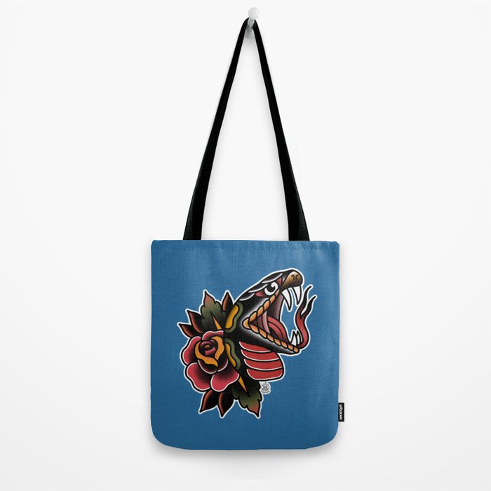 Snake Tattoo Tote Bag Gallery Image 2