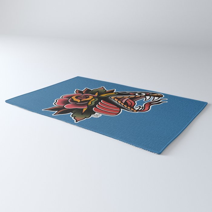 Snake Tattoo Rug Gallery Image 3