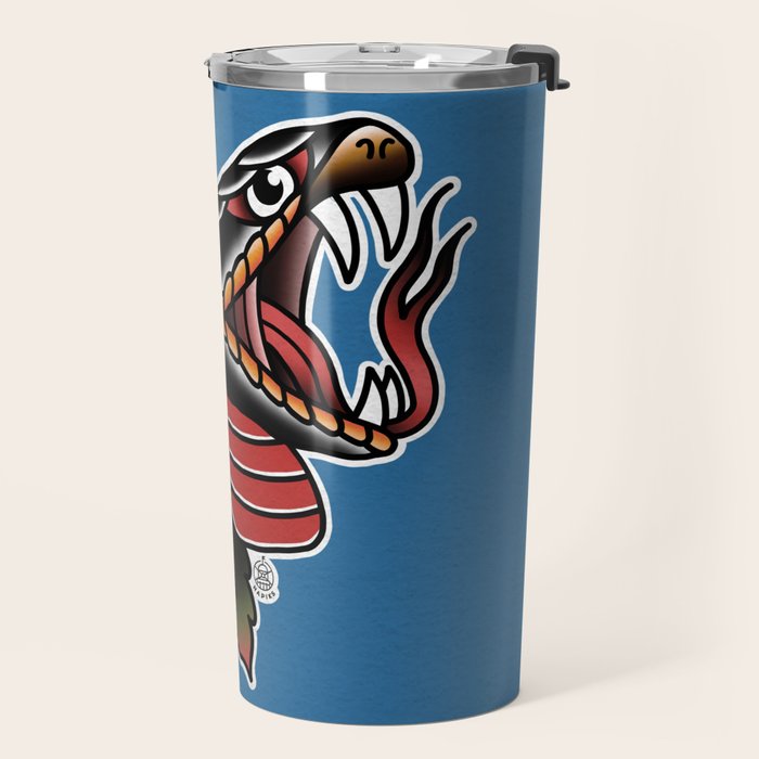 Snake Tattoo Travel Mug Gallery Image 2