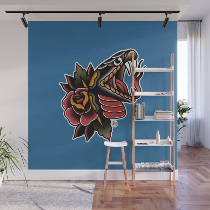 Snake Tattoo Wall Mural Gallery Image 1