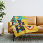 Fun City Throw Blanket Gallery Image 1