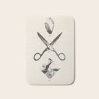 PLAY / Rock Scissors Paper - vintage Bath Mat Gallery Image 1