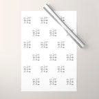 Yoga Panda II Wrapping Paper Gallery Image 1