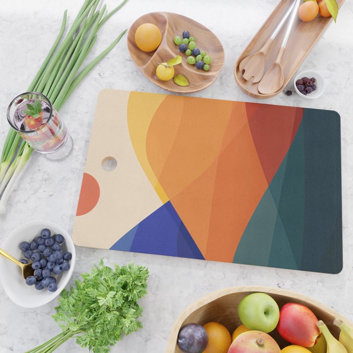 Meditative Mountains Cutting Board Gallery Image 2
