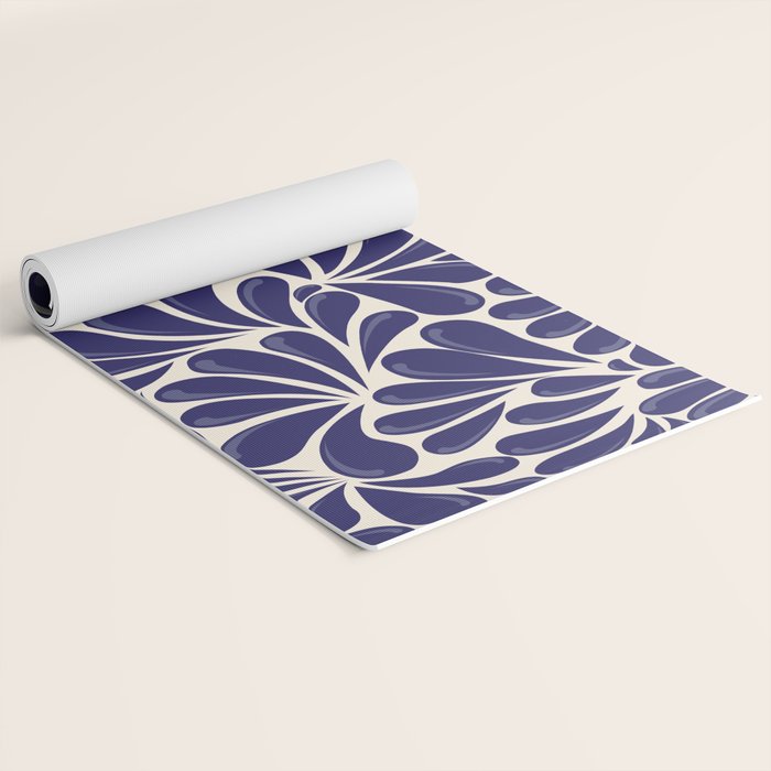 Mexican Talavera Organic Shapes by Akbaly Yoga Mat Gallery Image 2