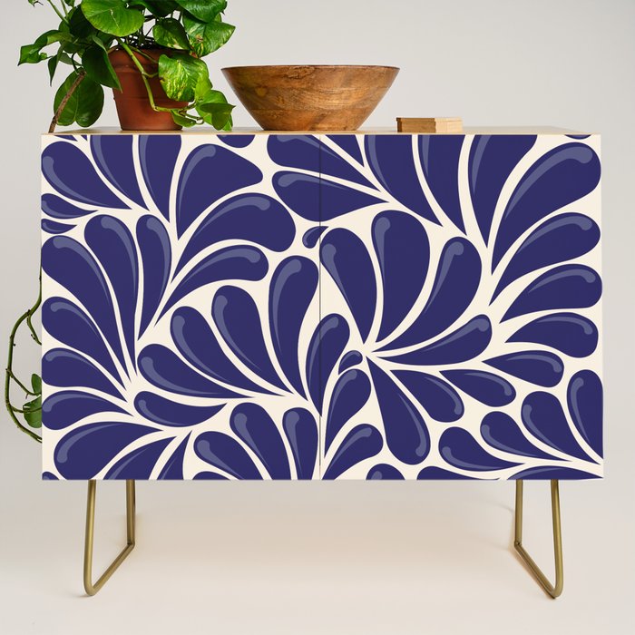 Mexican Talavera Organic Shapes by Akbaly Credenza Gallery Image 1