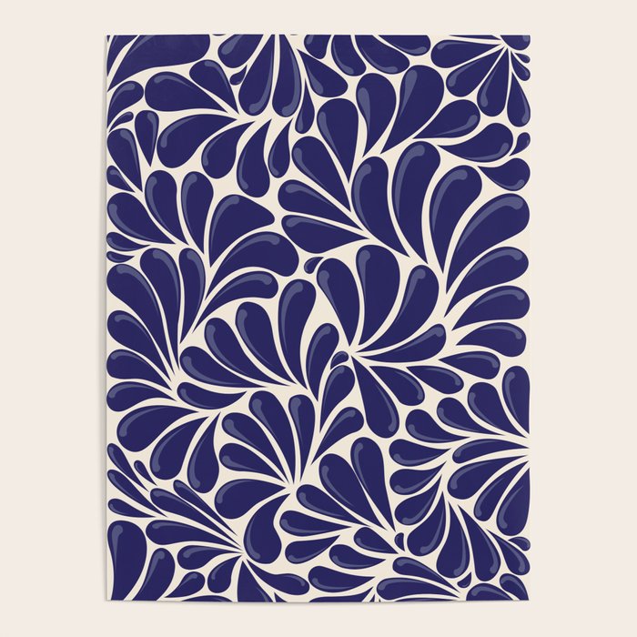 Mexican Talavera Organic Shapes by Akbaly Poster Gallery Image 4