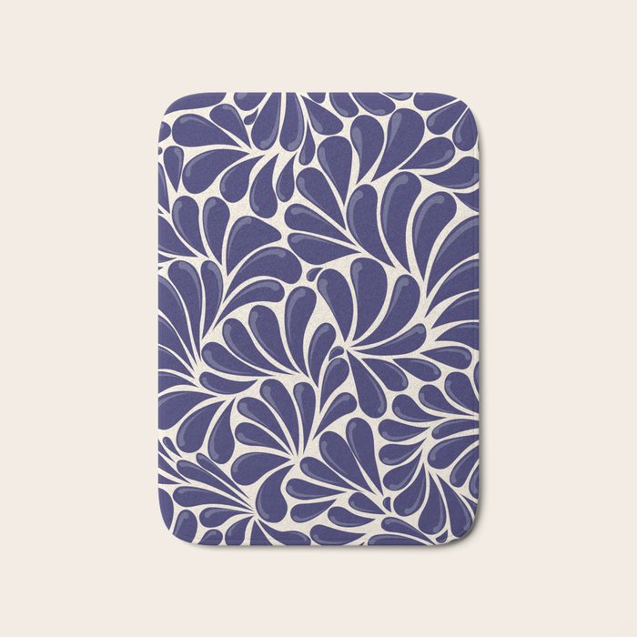 Mexican Talavera Organic Shapes by Akbaly Bath Mat