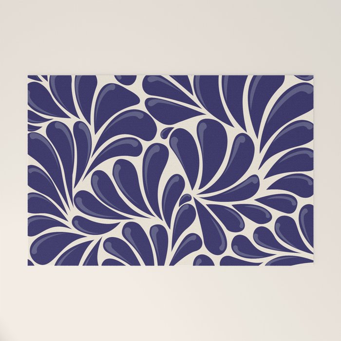 Mexican Talavera Organic Shapes by Akbaly Welcome Mat Gallery Image 1