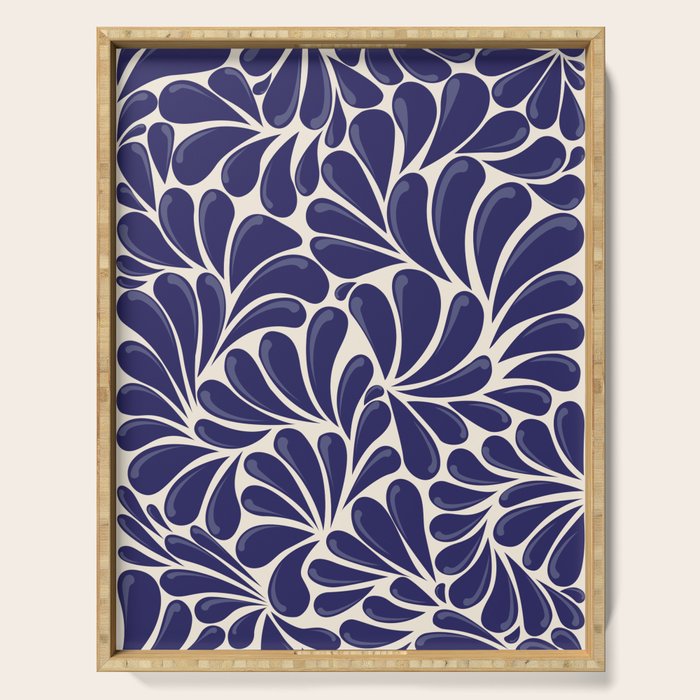 Mexican Talavera Organic Shapes by Akbaly Serving Tray Gallery Image 1