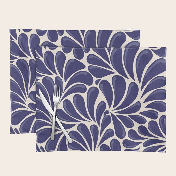 Mexican Talavera Organic Shapes by Akbaly Placemat Gallery Image 1