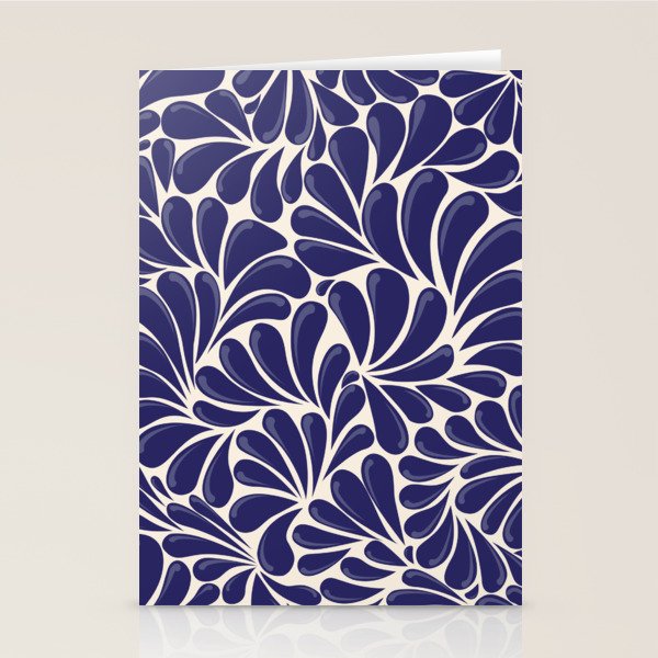 Mexican Talavera Organic Shapes by Akbaly Stationery Card Gallery Image 1