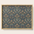 William Morris Seasons by May Melsetter Indigo Serving Tray Gallery Image 1