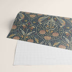 William Morris Seasons by May Melsetter Indigo Wrapping Paper Gallery Image 2