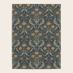 William Morris Seasons by May Melsetter Indigo Poster Gallery Image 4