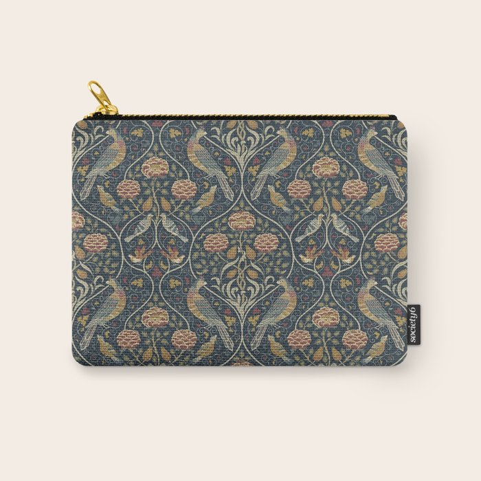 William Morris Seasons by May Melsetter Indigo Carry All Pouch Gallery Image 1
